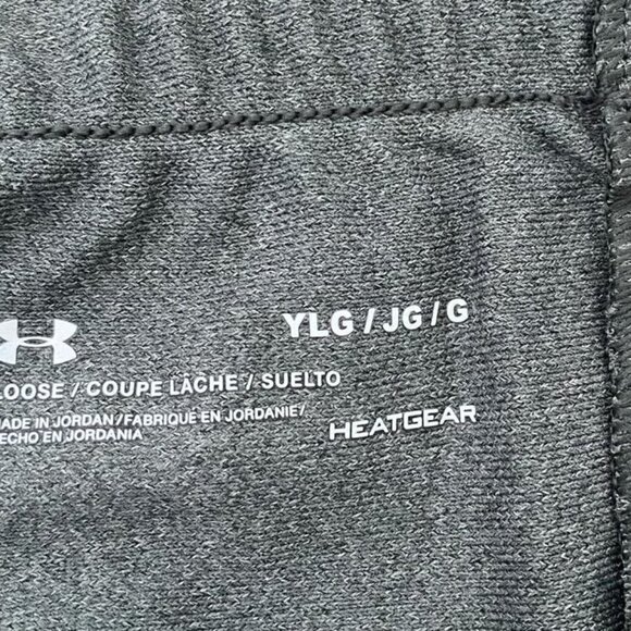 NWT Under Armour Heatgear Girl's Play Up Solid Shorts Color Steel Size Large - Picture 7 of 7